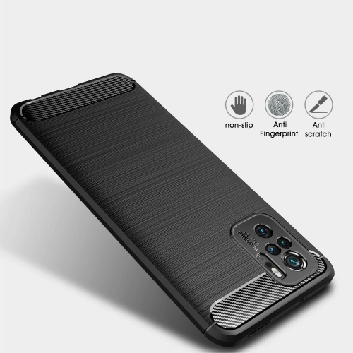 Kup Etui Tech-Protect TPUCarbon Redmi Note 10/10S Fekete - THP432BLK - {ean13} - Sklep Home Screen