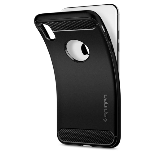 Buy Spigen Rugged Armor iPhone XR 6.1 Black - SPN202BLK - {ean13} - Home Screen Store Europe