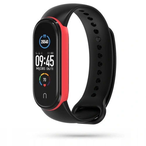 Kup Pasek Tech-Protect Iconband Xiaomi Mi Band 5/6 Černá/červená - THP451BLKRED - {ean13} - Sklep Home Screen