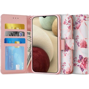 Kup Etui Tech-Protect Wallet Samsung Galaxy A12 Floral Rose - THP458FLOROS - {ean13} - Sklep Home Screen