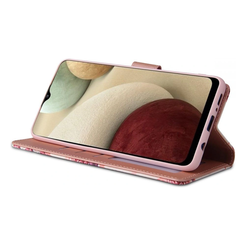 Etui Tech-Protect Wallet Samsung Galaxy A12 Floral Rose