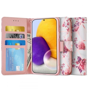 Kup Case Tech-Protect Wallet Samsung Galaxy A72 Floral Rose - THP459FLOROS - {ean13} - Sklep Home Screen