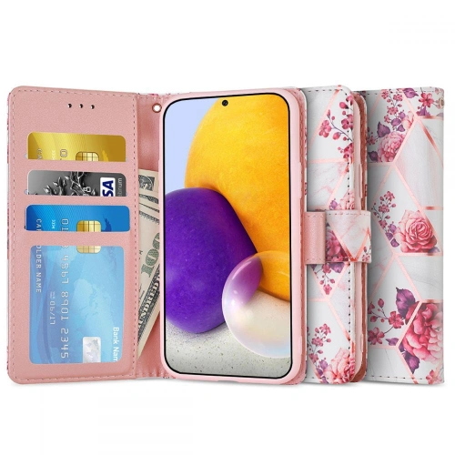 Kup Etui Tech-Protect Wallet Samsung Galaxy A72 Virágos Rózsaszín - THP459FLOROS - {ean13} - Sklep Home Screen