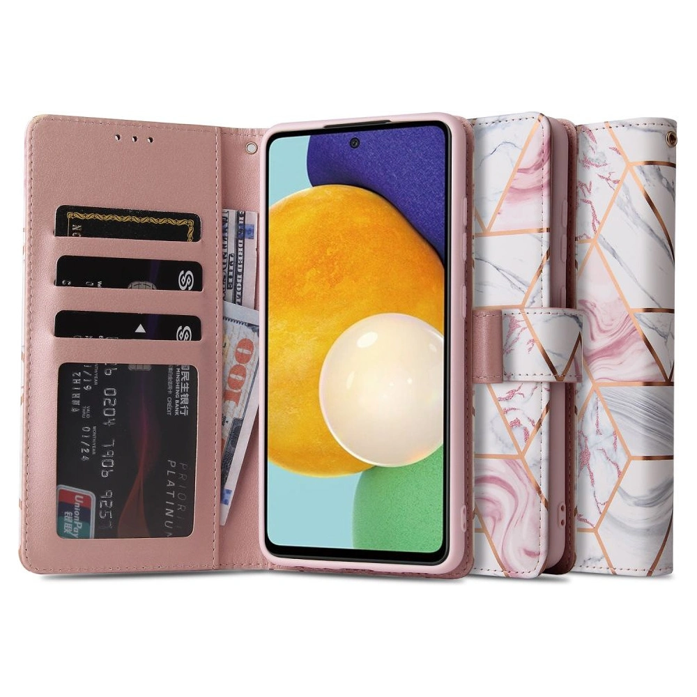 Etui Tech-Protect Wallet Samsung Galaxy A52/A52s Marble