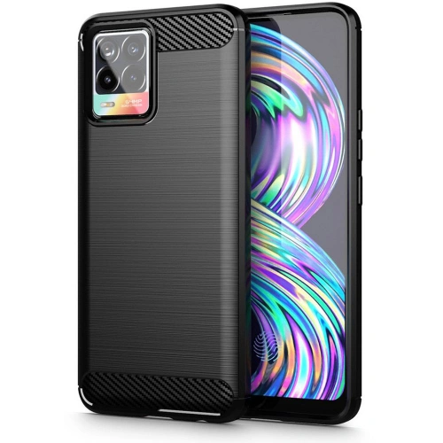 Kup Etui Tech-Protect TPUCarbon Realme 8/8 Pro Fekete - THP468BLK - {ean13} - Sklep Home Screen