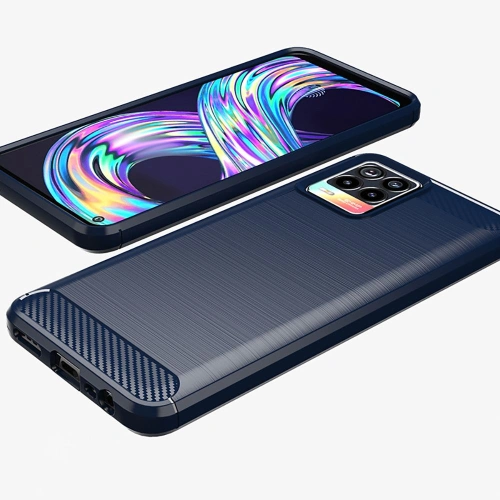 Kup Etui Tech-Protect TPUCarbon Realme 8/8 Pro Fekete - THP468BLK - {ean13} - Sklep Home Screen