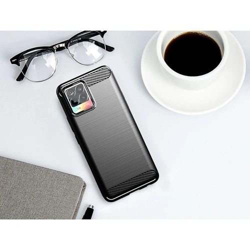 Kup Etui Tech-Protect TPUCarbon Realme 8/8 Pro Fekete - THP468BLK - {ean13} - Sklep Home Screen