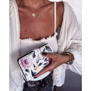 Kup Case Tech-Protect Wallet Samsung Galaxy A52/A52s Floral Weiß - THP483FLOWHT - {ean13} - Sklep Home Screen