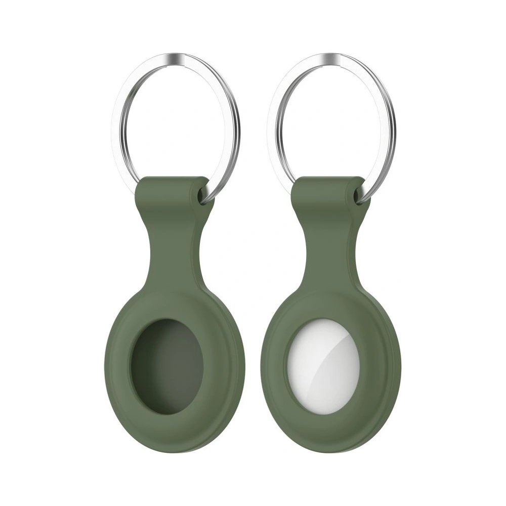 Etui z silikonu Tech-Protect Icon Apple AirTag Army Green