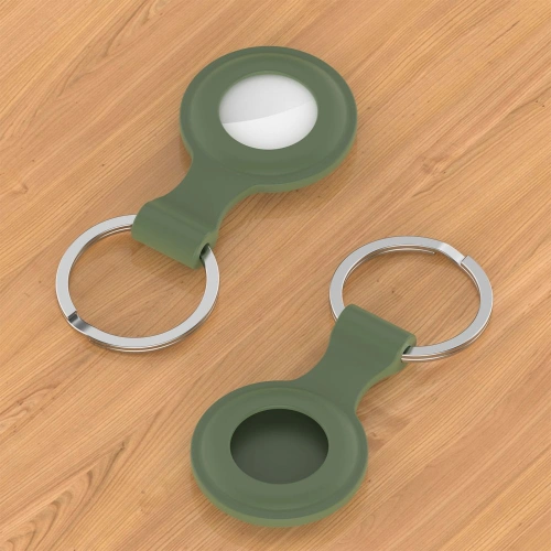 Kup Etui z silikonu Tech-Protect Icon Apple AirTag Army Green - THP488ARMGRN - {ean13} - Sklep Home Screen