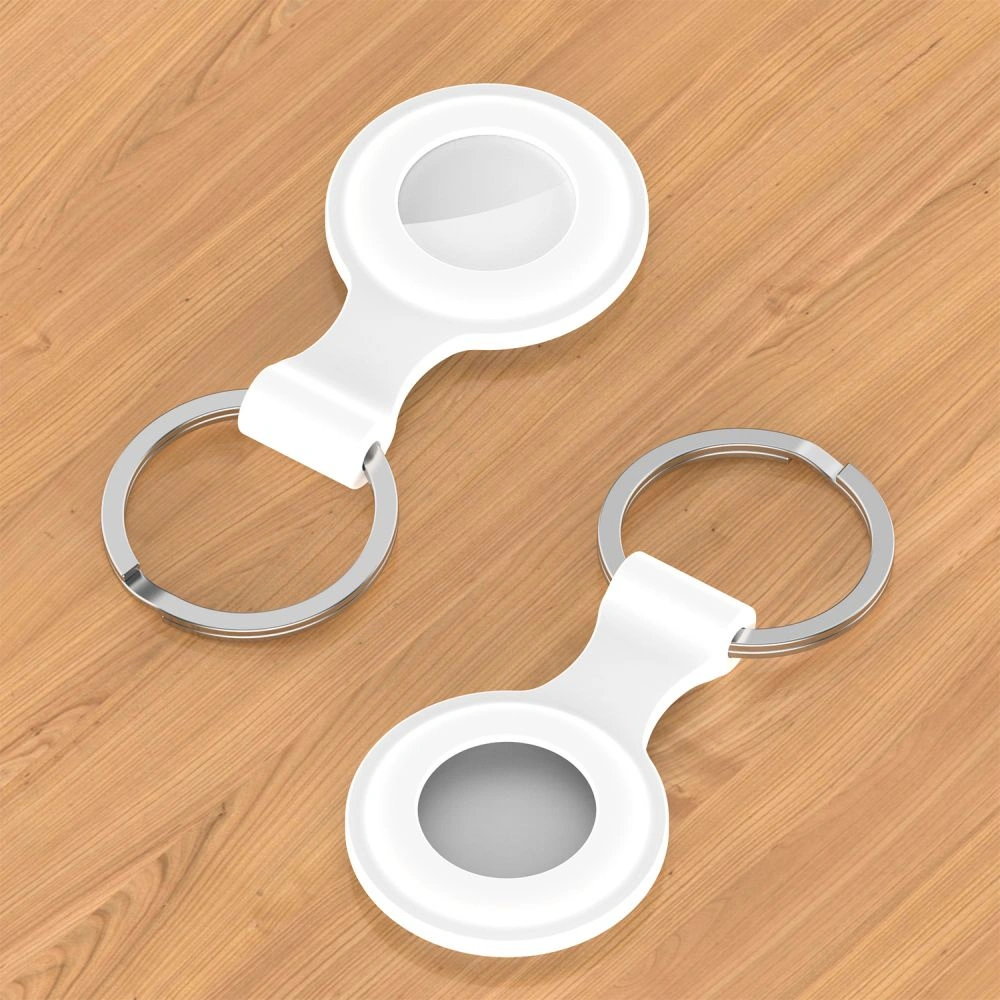 Etui z silikonu Tech-Protect Icon Apple AirTag White