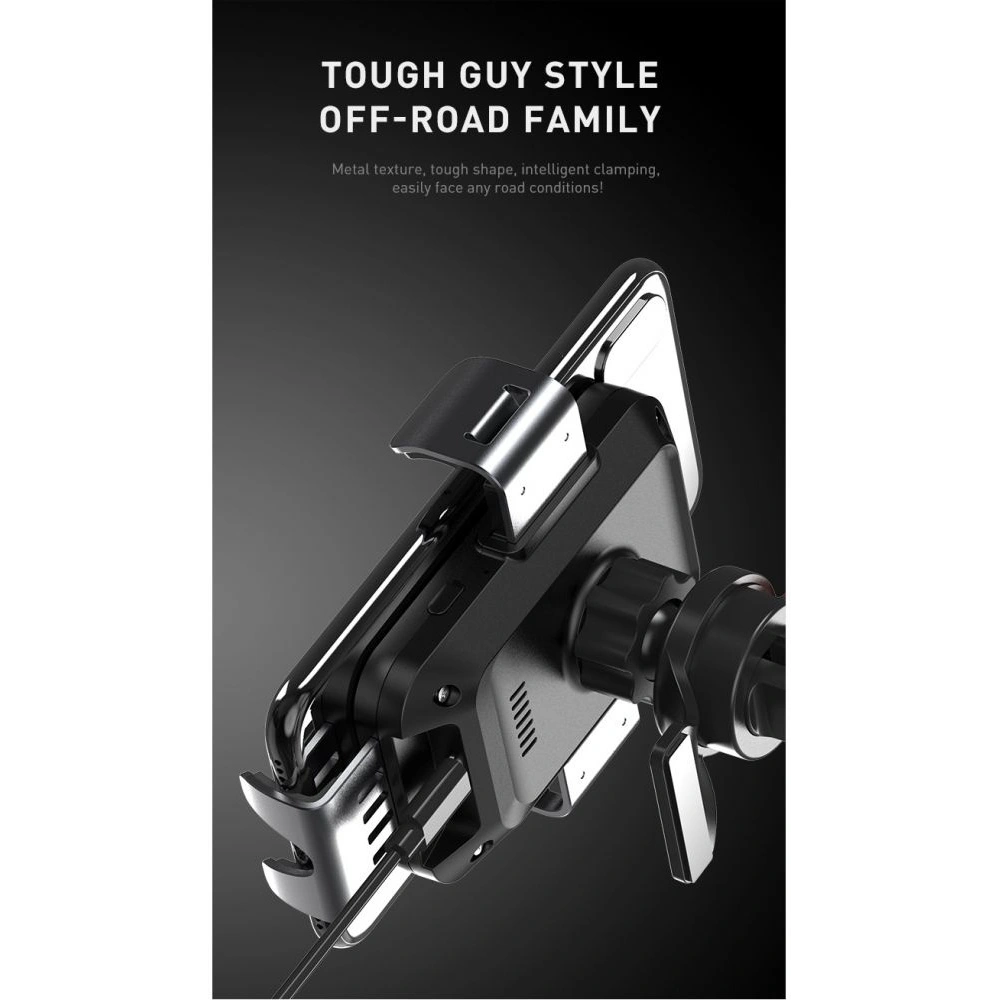 Uchwyt samochodowy Tech-Protect R3 Car Mount Wireless Charger Black