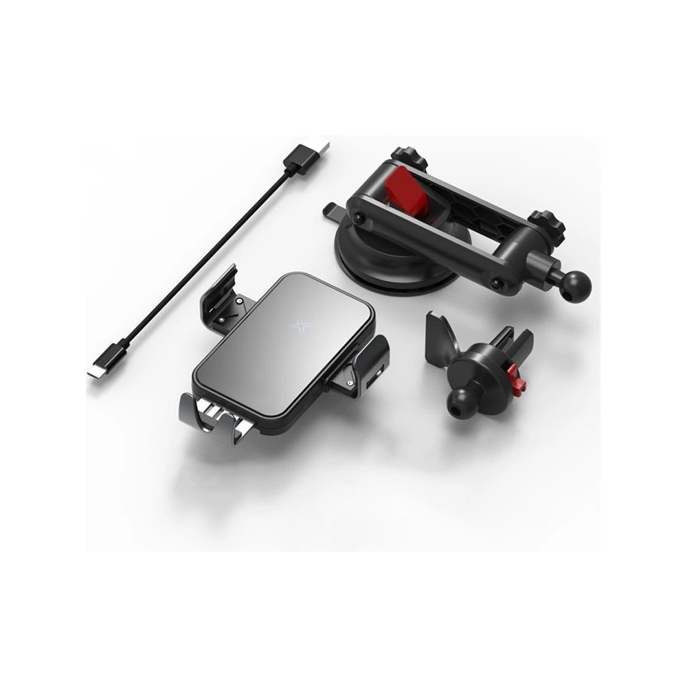 Uchwyt samochodowy Tech-Protect R3 Car Mount Wireless Charger Black