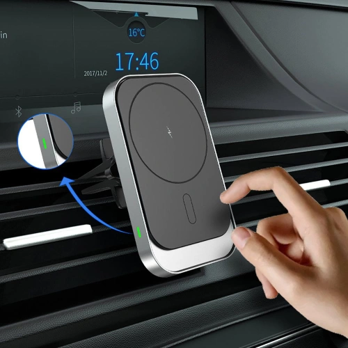 Kup Autós tartó Tech-Protect Cw19 Magnetic MagSafe Vent Car Mount Fekete - THP505BLK - {ean13} - Sklep Home Screen