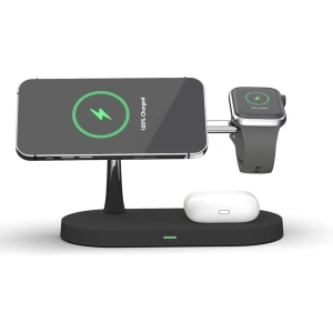 Buy Tech-Protect A12 3in1 Magnetic Magsafe Wireless Charger Black - THP511BLK - {ean13} - Home Screen Store Europe