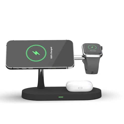 Buy Tech-Protect A12 3in1 Magnetic Magsafe Wireless Charger Black - THP511BLK - {ean13} - Home Screen Store Europe