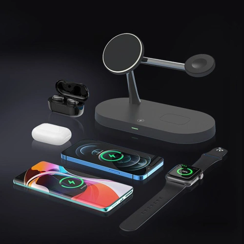 Buy Tech-Protect A12 3in1 Magnetic Magsafe Wireless Charger Black - THP511BLK - {ean13} - Home Screen Store Europe