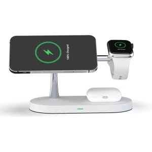 Buy Tech-Protect A12 3in1 Magnetic Magsafe Wireless Charger White - THP512WHT - {ean13} - Home Screen Store Europe