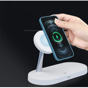Buy Tech-Protect A12 3in1 Magnetic Magsafe Wireless Charger White - THP512WHT - {ean13} - Home Screen Store Europe