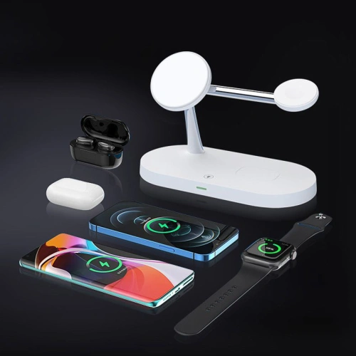 Buy Tech-Protect A12 3in1 Magnetic Magsafe Wireless Charger White - THP512WHT - {ean13} - Home Screen Store Europe