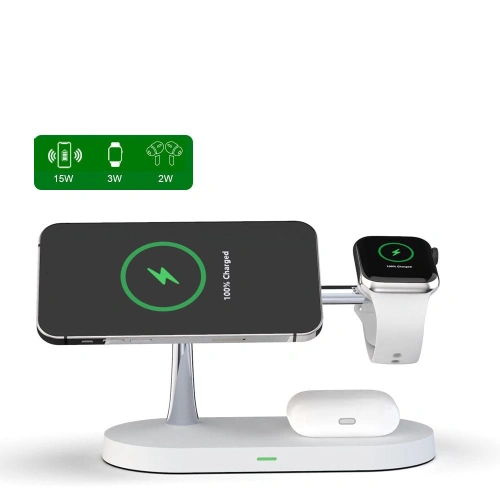Buy Tech-Protect A12 3in1 Magnetic Magsafe Wireless Charger White - THP512WHT - {ean13} - Home Screen Store Europe
