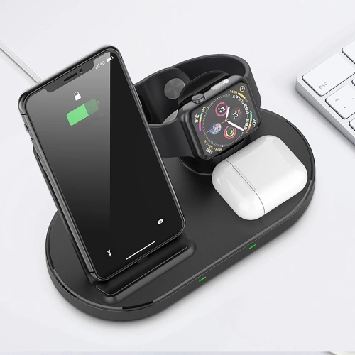 Kup Încărcător wireless Tech-Protect W55 Wireless Charging Station Black - THP514BLK - {ean13} - Sklep Home Screen