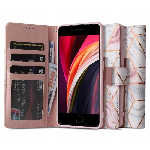 Kup Case Tech-Protect Wallet Apple iPhone SE 2022/SE 2020/8/7 Marmor - THP517MRB - {ean13} - Sklep Home Screen