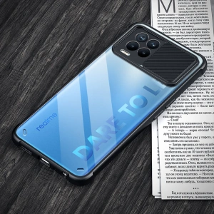 Case Tech-Protect Camshield Realme 8/8 Pro Schwarz