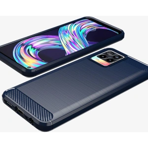 Kup Etui Tech-Protect TPUCarbon Realme 8 5G/Narzo 30 5G Negru - THP533BLK - {ean13} - Sklep Home Screen