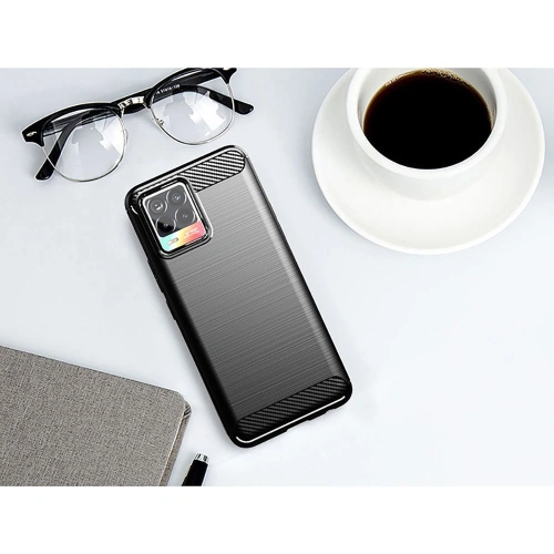 Kup Etui Tech-Protect TPUCarbon Realme 8 5G/Narzo 30 5G černé - THP533BLK - {ean13} - Sklep Home Screen