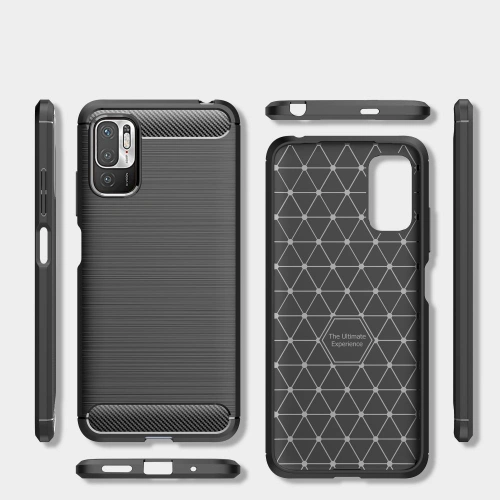 Kup Etui Tech-Protect TPUCarbon POCO M3 Pro 5G/Redmi Note 10 5G Fekete - THP536BLK - {ean13} - Sklep Home Screen