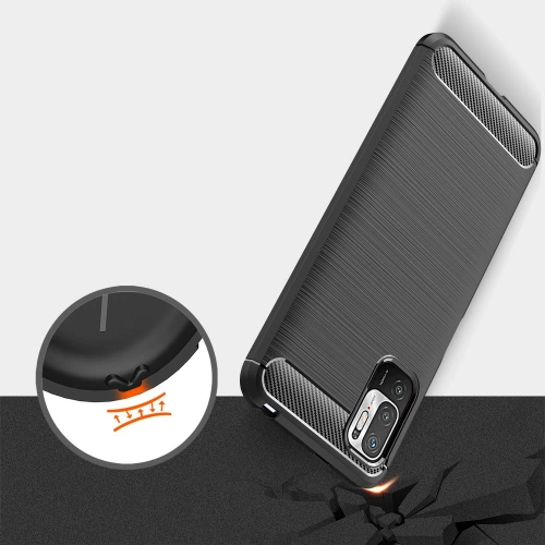 Kup Etui Tech-Protect TPUCarbon POCO M3 Pro 5G/Redmi Note 10 5G Fekete - THP536BLK - {ean13} - Sklep Home Screen