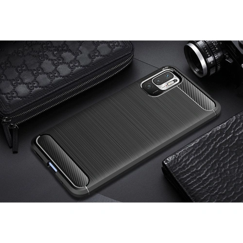 Kup Etui Tech-Protect TPUCarbon POCO M3 Pro 5G/Redmi Note 10 5G Negru - THP536BLK - {ean13} - Sklep Home Screen