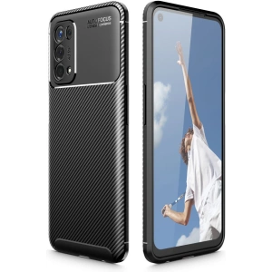 Etui Tech-Protect TPUCarbon Oppo A54 5G/A74 5G Black