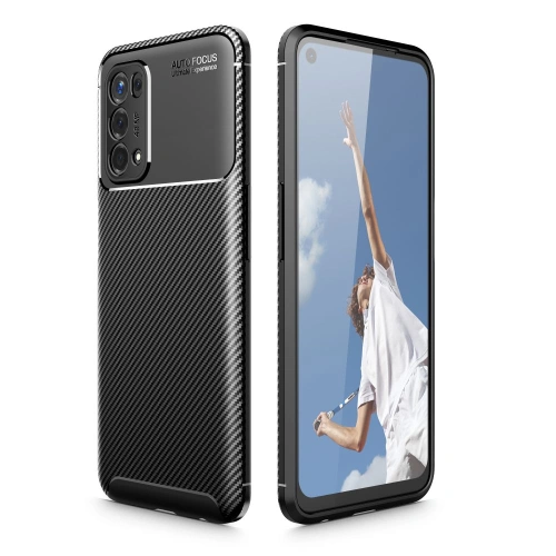 Kup Case Tech-Protect TPUCarbon Oppo A54 5G/A74 5G Schwarz - THP549BLK - {ean13} - Sklep Home Screen