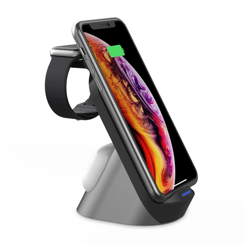 Kup Vezeték nélküli töltő Tech-Protect H18 vezeték nélküli töltőállomás Fekete - THP556BLK - {ean13} - Sklep Home Screen