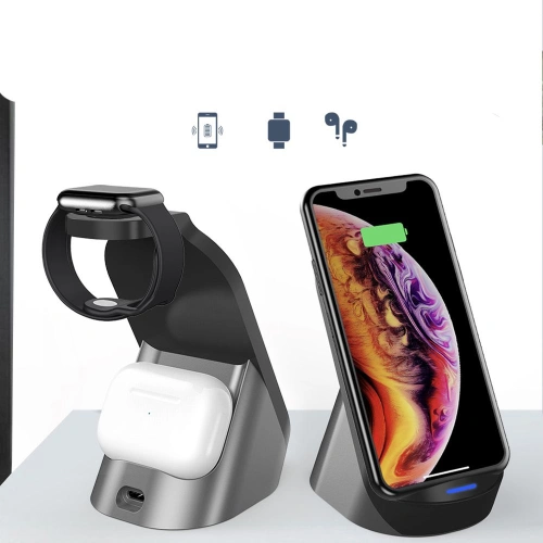 Kup Vezeték nélküli töltő Tech-Protect H18 vezeték nélküli töltőállomás Fekete - THP556BLK - {ean13} - Sklep Home Screen