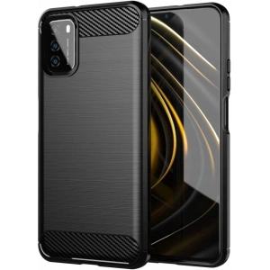Tech-Protect TPUCarbon Redmi 9T Black