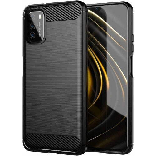 Kup Etui Tech-Protect TPUCarbon Redmi 9T Fekete - THP557BLK - {ean13} - Sklep Home Screen