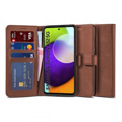Kup Etui Tech-Protect Wallet 2 Samsung Galaxy A52/A52s Hnědá - THP559BR - {ean13} - Sklep Home Screen