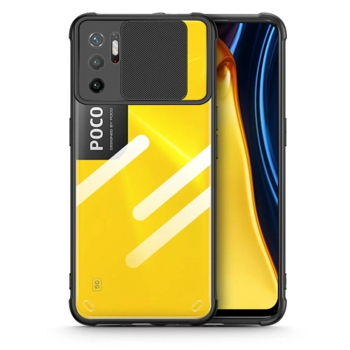 Kup Etui Tech-Protect Camshield POCO M3 Pro 5G/Redmi Note 10 5G Negru - THP568BLK - {ean13} - Sklep Home Screen