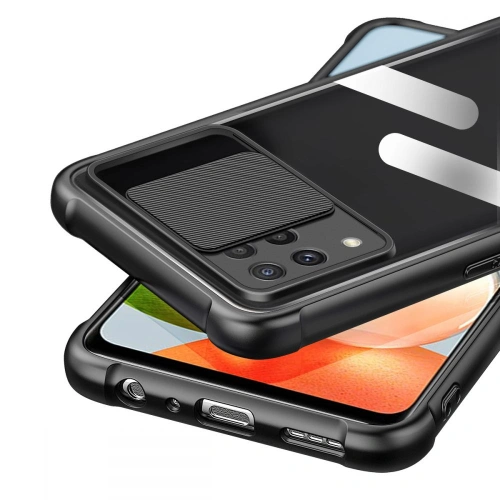 Kup Case Tech-Protect Camshield Samsung Galaxy A22 4G Schwarz - THP574BLK - {ean13} - Sklep Home Screen