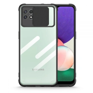 Kup Etui Tech-Protect Camshield Samsung Galaxy A22 5G Fekete - THP575BLK - {ean13} - Sklep Home Screen