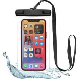 Kup Etui vodotěsné Tech-Protect Univerzální vodotěsný obal Černý/průhledný - THP584BLKCL - {ean13} - Sklep Home Screen