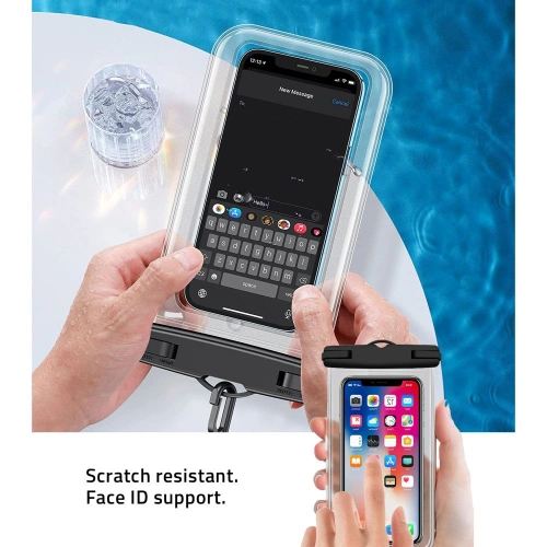 Buy Tech-Protect Universal Waterproof Case Black/clear - THP584BLKCL - {ean13} - Home Screen Store Europe