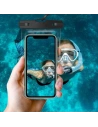 Kup Wasserdichtes Case Tech-Protect Universelles wasserdichtes Case Schwarz/Klar - THP584BLKCL - {ean13} - Sklep Home Screen