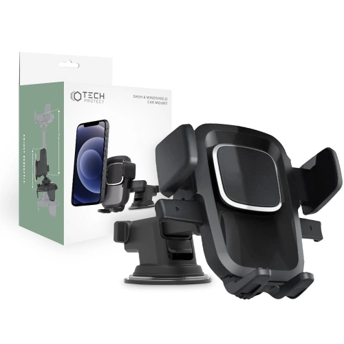 Kup Uchwyt samochodowy Tech-Protect V2 Dash & Windshield Car Mount Black - THP587BLK - {ean13} - Sklep Home Screen