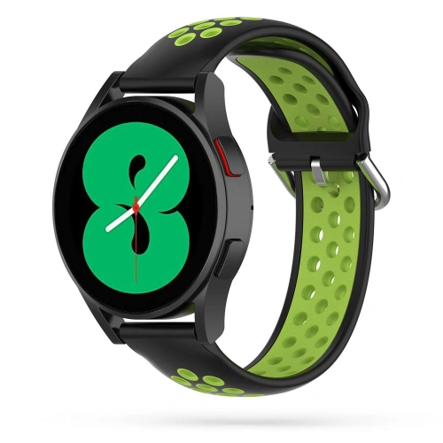 Kup Pásek Tech-Protect Softband Samsung Galaxy Watch 4 40/42/44/46mm Černá/limetková - THP592BLKLIM - {ean13} - Sklep Home Screen