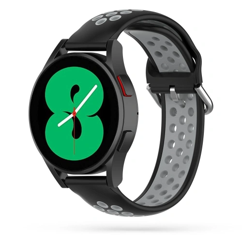 Kup Tech-Protect Softband Samsung Galaxy Watch 4 40/42/44/46mm Schwarz/Grau - THP593BLKGRY - {ean13} - Sklep Home Screen