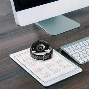 Pasek Tech-Protect Softband Samsung Galaxy Watch 4 40/42/44/46mm Černá/šedá